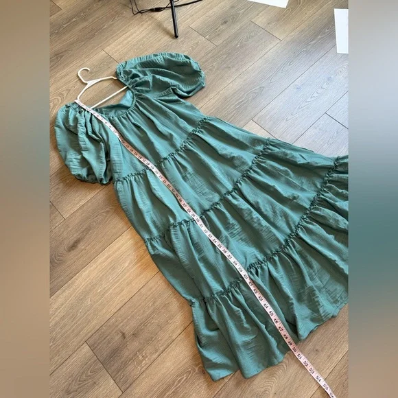 Bohme Teal Midi Dress - Picture 8 of 12